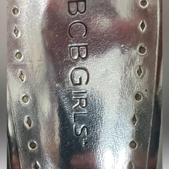 BCBG Silver Slingback Stiletto Sandal - Picture 9 of 12